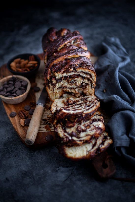 Hazelnut chocolate babka