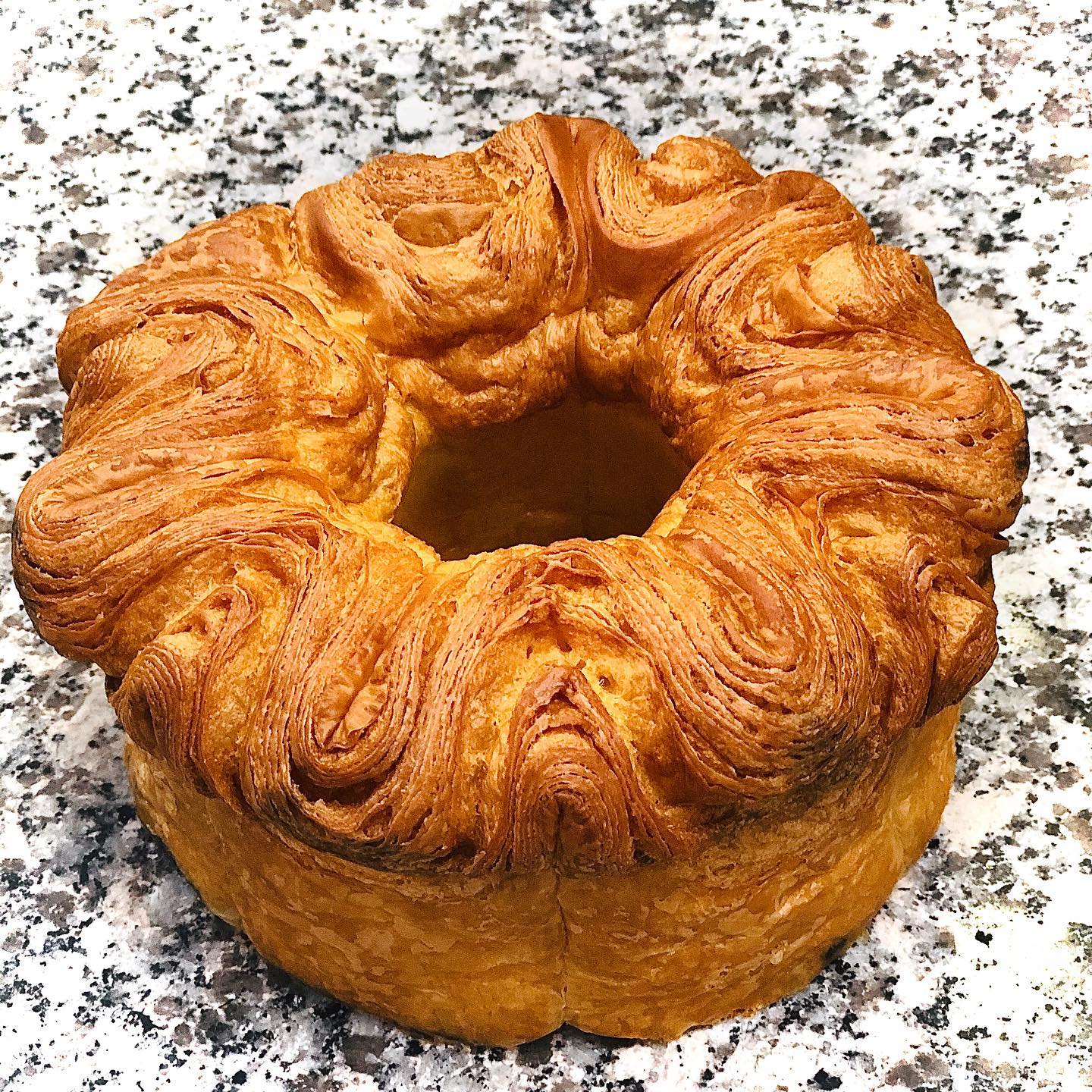 Puff pastry brioche